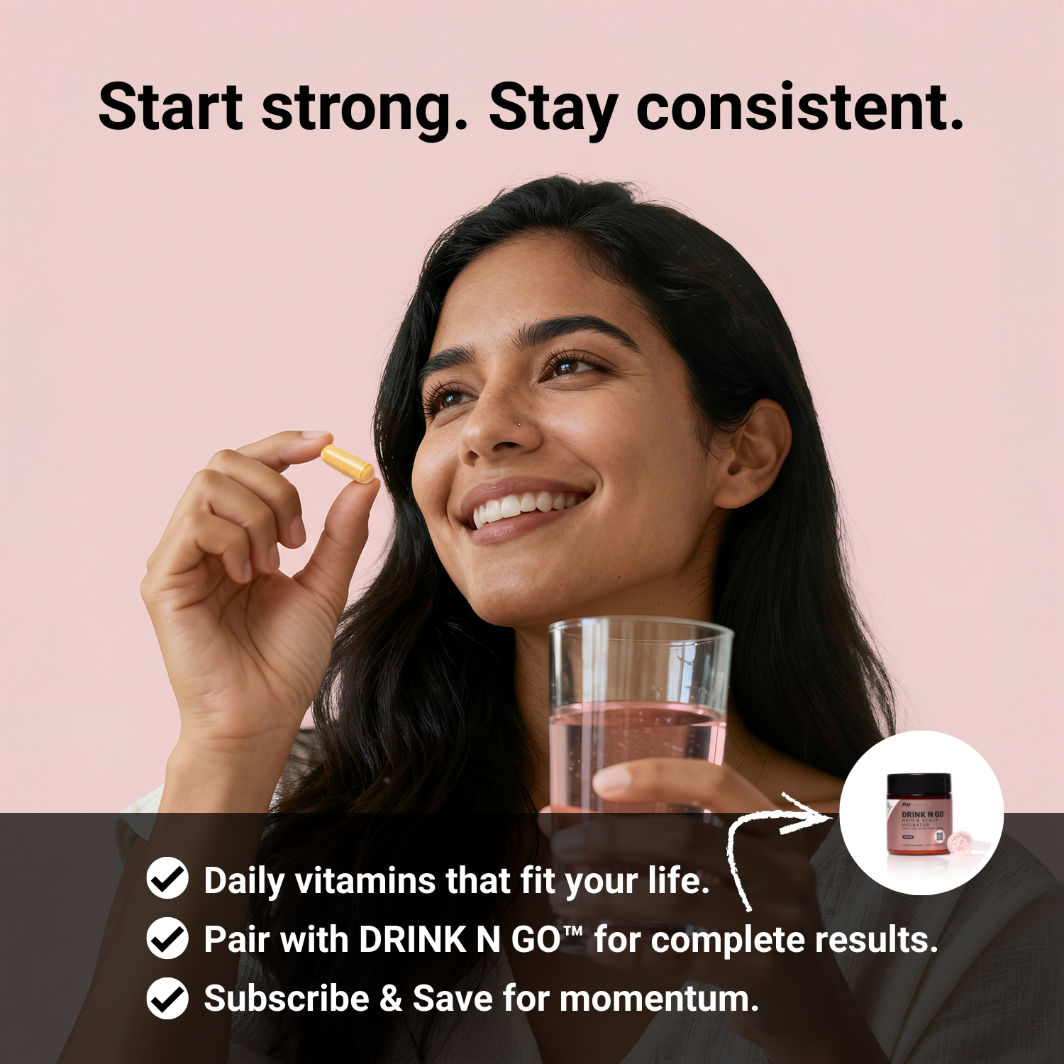 TAKE N GO™ Hair & Scalp Vitamins